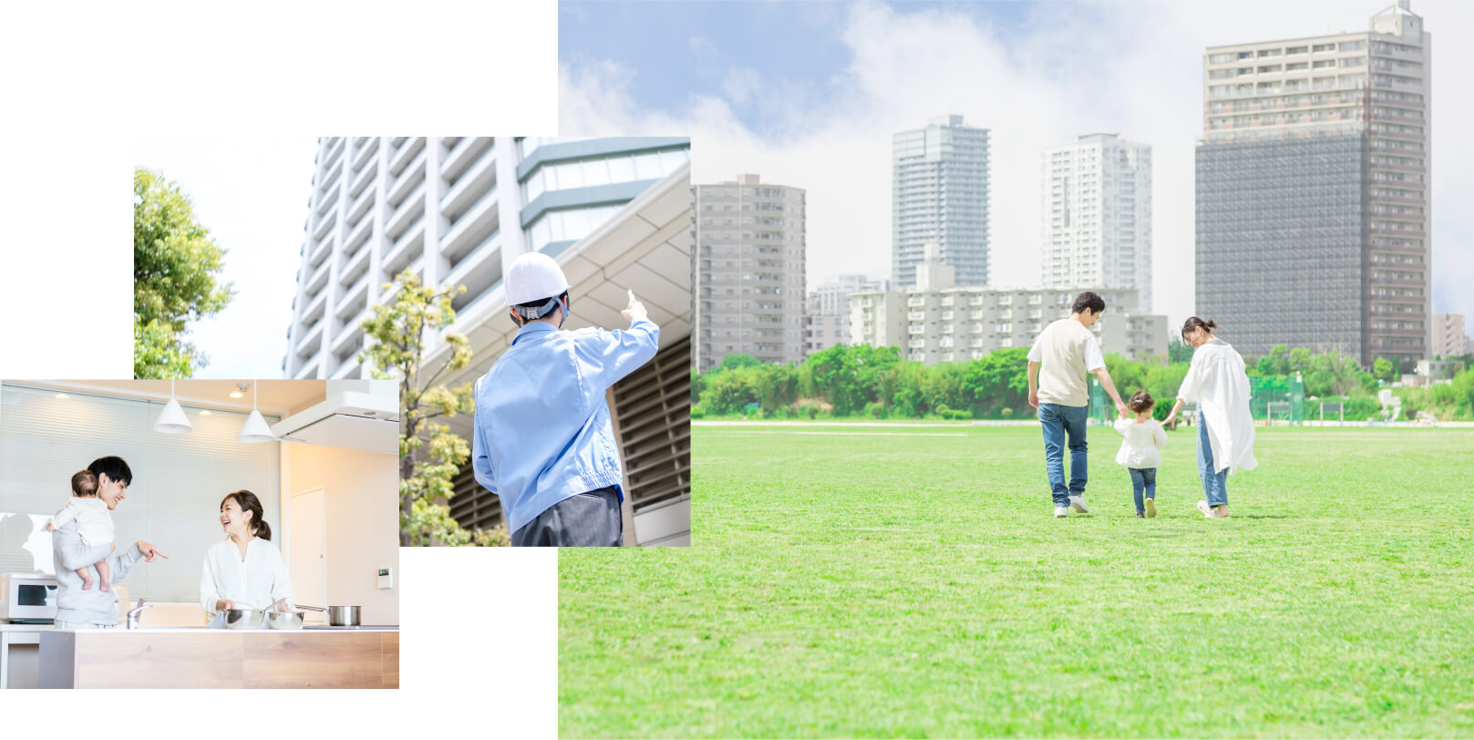 画像：家族・マンション